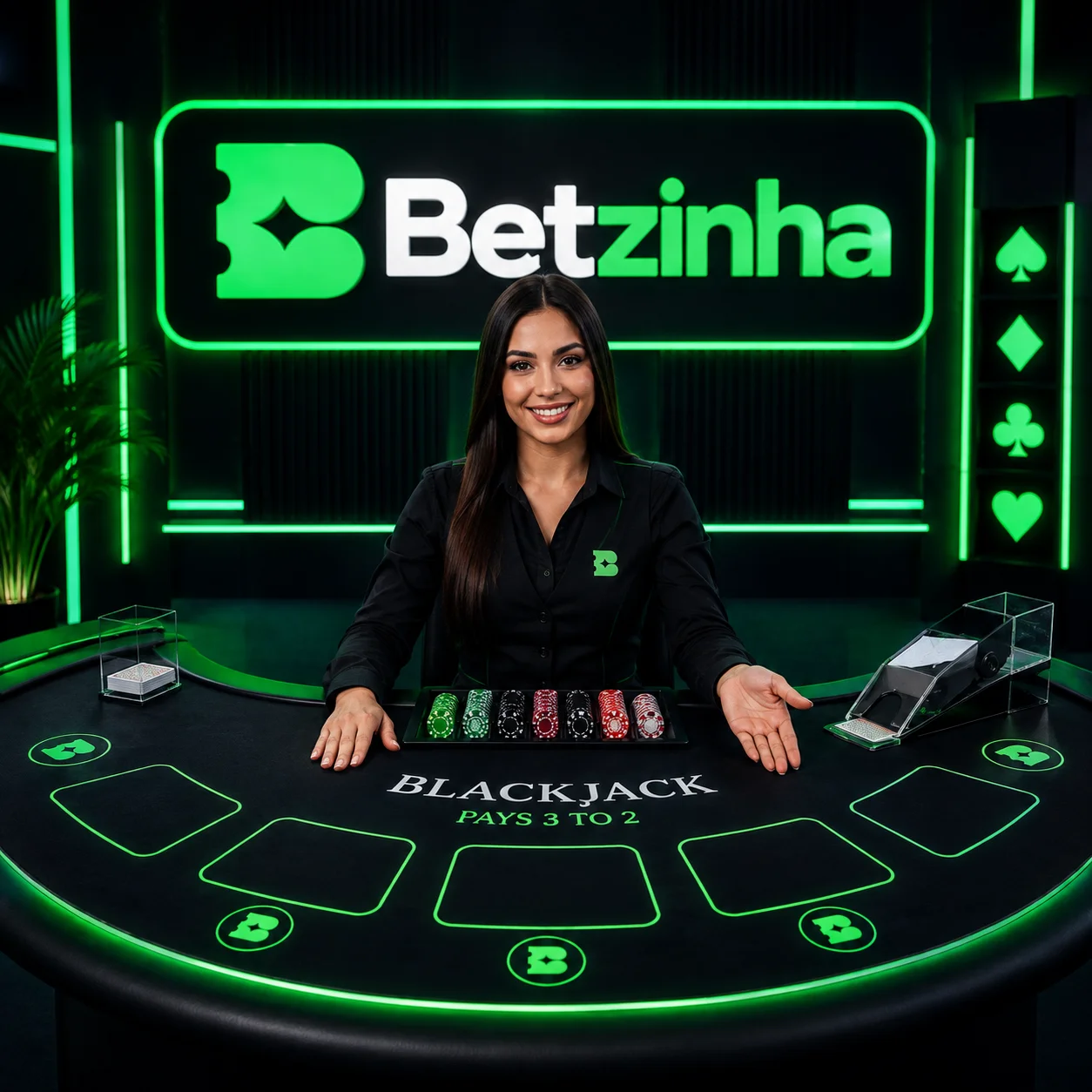 Cassino ao vivo com 872 mesas